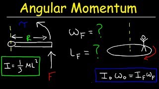 Angular Momentum Physics Practice Problems [upl. by Lugar]