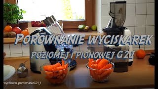 Wyciskarka wolnoobrotowa  pozioma czy pionowa [upl. by Corey]