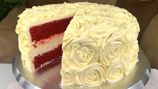 HOW TO MAKE A RED VELVET CHEESECAKE CAKE [upl. by Zabrina651]