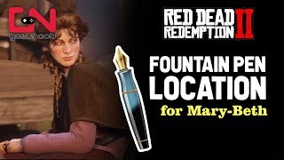 Red Dead Redemption 2  Fountain Pen Location  Mary Beth [upl. by Forelli]