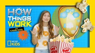 How Popcorn Works  How Things Work with Kamri Noel [upl. by Xineohp241]