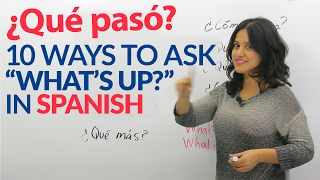 10 informal ways to ask quotHow are youquot in Spanish [upl. by Assilaj622]