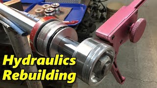 SNS 217 Rebuilding Hydraulic Cylinders [upl. by Einnov]