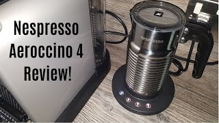 Nespresso Aeroccino 4 Milk Frother Review  Worth upgrading from the Aeroccino 3 [upl. by Cullan134]