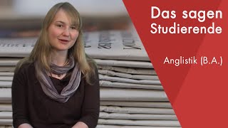 quotDas sagt die Studentinquot  Anglistik BA studieren [upl. by Aztinay]