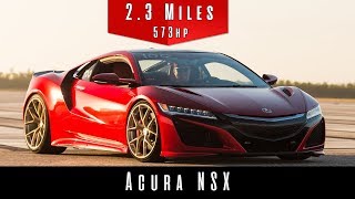 2017 Acura NSX Top Speed [upl. by Issy]