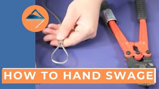 How To Hand Swage [upl. by Areehs817]