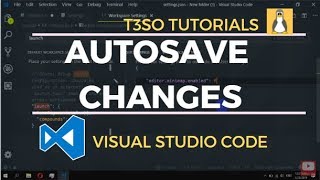 How to Autosave changes in Visual Studio Code [upl. by Amena]