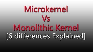 microkernel Vs monolithic kernel  6 differences EXPLAINED [upl. by Atahs155]