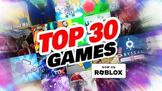 TOP 30 ROBLOX GAMES FROM 2023 [upl. by Aicinat587]