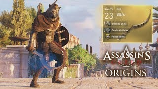 Assassins Creed Origins  Legendary Weapon Location New Gameplay Papyrus Puzzle Fertile Lands [upl. by Ahsitauq527]