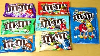 MampMs in different Flavors Mars mms Variety Review [upl. by Guillema820]