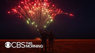 Behind the scenes of Mount Rushmore’s Independence Day fireworks display [upl. by Aicilram]