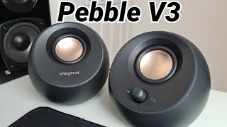 Creative Pebble V3 Unboxing Setup amp Review [upl. by Ginny]