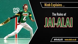 The Rules of Jai Alai  Cesta Punta  EXPLAINED [upl. by Ecirual238]