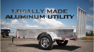 Mennonite Built Aluminum Utility  ACTION TRAILER SALES [upl. by Nylaj]