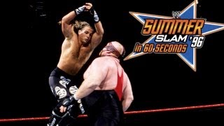 SummerSlam in 60 Seconds SummerSlam 1996 [upl. by Naaman]