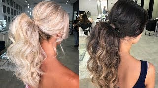 HOW TO MAKE VOLUMINOUS PONYTAIL  Voluminous Hairstyles Tutorial [upl. by Atig]