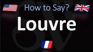 How to Pronounce Louvre  Paris Museum Pronunciation Native Speaker [upl. by Artemahs]