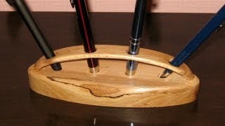 make a wooden Pen Stand  Pencil Holder [upl. by Borgeson212]