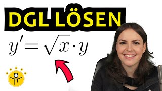 Differentialgleichung lösen – DGL 1 Ordnung Anfangswertproblem Trennung der Variablen [upl. by Anatniuq]