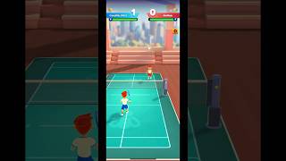 Crazy badminton gameplay shorts badminton arcadegame [upl. by Nivle524]