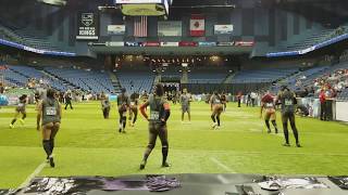 LFL Atlanta Steam Warm Ups 2017 LFL Championship Part 1 [upl. by Eizle]