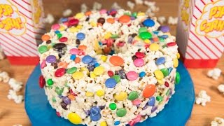 No Bake Popcorn Cake from Cookies Cupcakes and Cardio [upl. by Christoforo]