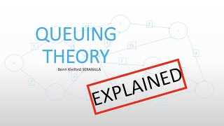 Queuing Theory Tutorial  QueuesLines Characteristics Kendall Notation MM1 Queues [upl. by Reddin]