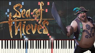 Maiden Voyage Main Theme From quotSea of Thievesquot  Synthesia Piano Tutorial  MIDI  SHEET MUSIC [upl. by Alexandrina]