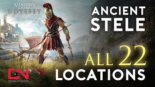 Assassins Creed Odyssey  All Ancient Stele Locations and Solutions [upl. by Coulson]