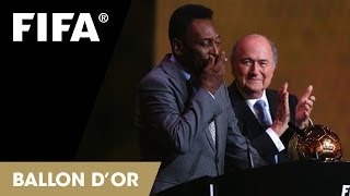 Pele  FIFA Ballon dOr Prix dHonneur Reaction [upl. by Naerad65]