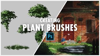 Creating Plant Brushes  Photoshop Tutorial [upl. by Yeldarb]