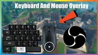 Mouse And Keyboard Overlay In OBS  Tutorial [upl. by Airtemed]