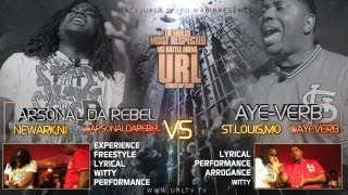 SMACKURL amp WORD WAR PRESENT AYE VERB VS ARSONAL  URLTV [upl. by Htenek106]