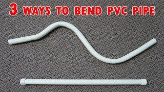 How to Bend PVC Pipe With No Tools [upl. by Ellehcear]