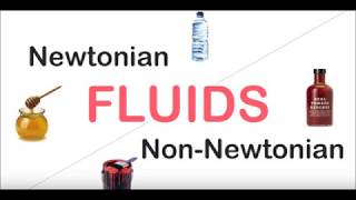 DIFFERENCE BETWEEN NEWTONIAN AND NONNEWTONIAN FLUIDS [upl. by Noelc4]