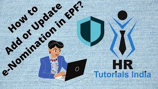 How to Add eNominee details in EPF  How to fill EPF eNomination Form  HR Tutorials India [upl. by Premer]