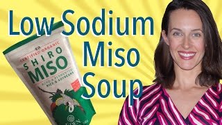 Low Sodium Miso Soup Recipe Demo  How to Use Miso [upl. by Omsoc]