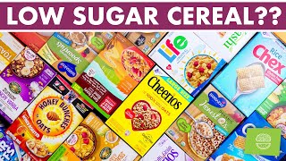 17 Low Sugar Cereal Options  BEST Healthy Cereal Brands [upl. by Magee158]