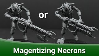 Magnetizing Necron Warriors  Tutorial [upl. by Aikat806]