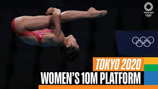 Womens 10m platform diving final  Tokyo Replays [upl. by Ahsitam]