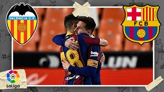 Valencia vs FC Barcelona  LALIGA HIGHLIGHTS  5022021  beIN SPORTS USA [upl. by Ecenaj]