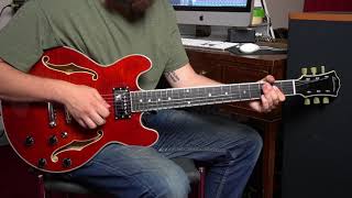 Eastman T484 Archtop Electric Guitar Demo [upl. by Unni]