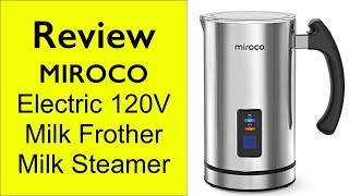 Review Miroco Milk Frother  How to make froth milk at home [upl. by Carmelle354]