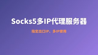 2022年最新Socks5多IP代理搭建教程centos socks5 proxysocks5 proxy tutorial轻松搭建socks5代理服务器，超级简单的搭建方案，超详细的搭建分享 [upl. by Lean614]