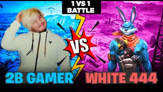 White444 Vs 2B Gamer  Free Fire 1 vs 1 Insane 😳 Battle Bw Legends [upl. by Philpot531]