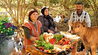 Azərbaycan Mətbəxi Sacda Qazan Kotleti Country Life Vlog Outdoor Cooking [upl. by Violette]