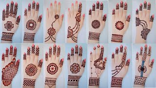 Top 50 mehndi designs karwachauth gol tikki amp tricks mehandi designs backhandArabic henna mehndi [upl. by Ingrid]