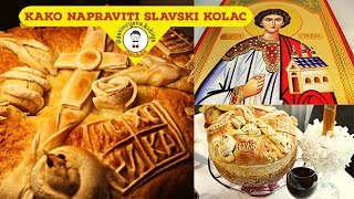 Pravi Stari Srpski Recept Za Slavski Kolac [upl. by Larimore]